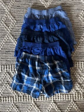 Fruit of the Loom Boys Blue Assorted Boxer Shorts Pack